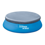 Summer Waves Afdekzeil voor Quick Set Zwembad 366 cm - Grijs