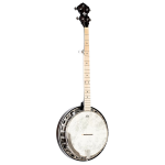 Ortega Falcon Series 5-string Banjo Transparent Charcoal elektrisch-akoestische banjo met gigbag