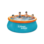 Top1Toys Summer Waves Zwembad Quick Set 3D 244 X 76 cm + 2 3D Duikbrillen