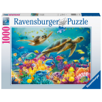 Ravensburger Puzzele Onderwaterwereld 1000 Stukjes - Blauw