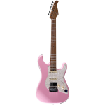 Mooer GTRS Guitars Standard 801 Shell Pink Intelligent Guitar met gigbag