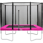 Salta Combo Trampoline Met Veiligheidsnet Rechthoekig - 153 X 213 Cm - - Roze