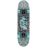 Xootz Skateboard Double Kick 79 Cm Industrial Grijs/ - Blauw