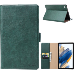 Fonu Premium Leren Boekmodel hoes Samsung Tab A8 - 10.5 inch - Groen