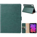 Fonu Premium Leren Boekmodel hoes iPad Mini 6 - 8.3 inch - Groen