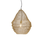 QAZQA Oosterse hanglamp goud 45 cm - Nidum L