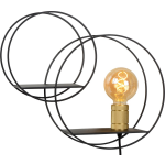 Lucide Circle Wandlamp - Zwart