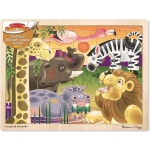 Melissa & Doug Afrikaanse Savanne Puzzel 24-delig