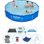 Bestway Steel Pro Rond 366x76 Cm - 8-delig - Zwembad Deal - Blauw