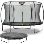 EXIT Toys Exit - Trampoline Met Veiligheidsnet En Afdekhoes - Op Poten - Silhouette - Rond - ø305cm - Zwart