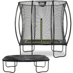 EXIT Toys Exit - Trampoline Met Veiligheidsnet En Afdekhoes - Op Poten - Silhouette - Rechthoekig - 153x214cm - Zwart