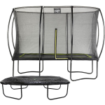 EXIT Toys Exit - Trampoline Met Veiligheidsnet En Afdekhoes - Op Poten - Silhouette - Rechthoekig - 214x305cm - Zwart