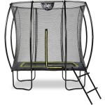 EXIT Toys Exit - Trampoline Met Veiligheidsnet En Ladder - Op Poten - Silhouette - Rechthoekig - 153x214cm - Zwart