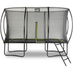 EXIT Toys Exit - Trampoline Met Veiligheidsnet En Ladder - Op Poten - Silhouette - Rechthoekig - 244x366cm - Zwart