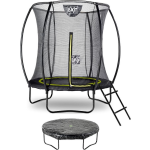 EXIT Toys Exit - Trampoline Met Veiligheidsnet, Afdekhoes En Ladder - Op Poten - Silhouette - Rond - ø183cm - Zwart