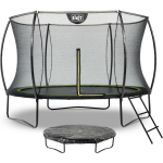 EXIT Toys Exit - Trampoline Met Veiligheidsnet, Afdekhoes En Ladder - Op Poten - Silhouette - Rond - ø305cm - Zwart