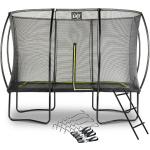 EXIT Toys Exit - Trampoline Met Veiligheidsnet, Verankeringsset En Ladder - 214x305cm - Zwart