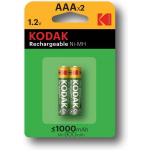 Kodak Rechargeable Ni-mh Aaa Battery 1000mah Blister 2
