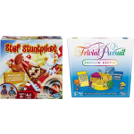 Spellenset - Bordspel - Stef Stuntpiloot & Trivial Pursuit Familie Editie
