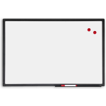 IVOL Whiteboard Met Frame - Magnetisch - 75x100 Cm - Zwart