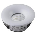 BES LED Led Veranda Spot Verlichting - Inbouw Rond 3w - Natuurlijk Wit 4200k - Mat Wit Aluminium - Ø48.5mm