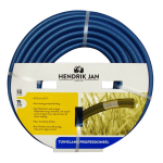 "Hendrik Jan - Gewapende Tuinslang - Professioneel - 1/2"""" 13 Mm - 50 M" - Blauw