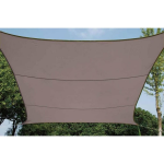 Velleman Schaduwdoek Vierkant 3,6x3,6 Taupe - Bruin