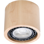 Lamponline Plafondlamp Basic 1 Lichts Hout - Marrón