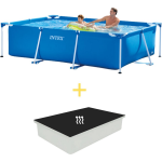 Intex Zwembad - Frame Pool - 260 X 160 X 65 Cm - Inclusief Solarzeil - Blauw
