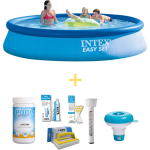 Intex Zwembad - Easy Set - 396 X 84 Cm - Inclusief Ways Onderhoudspakket - Blauw