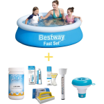 Bestway Zwembad - Fast Set - 183 X 51 Cm - Inclusief Ways Onderhoudspakket - Blauw