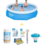 Bestway Zwembad - Fast Set - 305 X 76 Cm - Inclusief Ways Onderhoudspakket - Blauw
