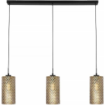 Freelight Hanglamp Cestino 3 Lichts L 100 Cm - Goud