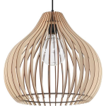 Lamponline Hanglamp Aprilla Ø 43 Cm Hout - Bruin