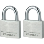 Masterlock Master Lock Hangslot 40 Mm Aluminium 2 St 9140eurt