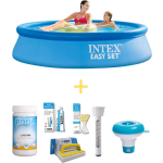 Intex Zwembad - Easy Set - 244 X 61 Cm - Inclusief Ways Onderhoudspakket - Blauw