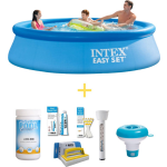 Intex Zwembad - Easy Set - 305 X 76 Cm - Inclusief Ways Onderhoudspakket - Blauw
