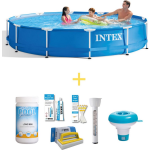 Intex Zwembad - Metal Frame - 366 X 76 Cm - Ways Onderhoudspakket - Blauw