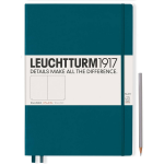 Leuchtturm1917 Notitiboek Master Slim A4 Blanco Hardcover - Groen