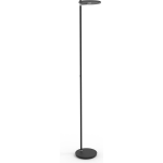 Steinhauer Turound Staande Lamp Met Glas Uplight Dimmer - Zwart