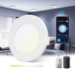 Aigostar Led Plafondlamp - Inbouwspots - 6w - Wifi Cct - Appbesturing - Ios & Android - Smart Home - 3000k-6500k