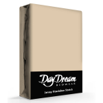 Day Dream Jersey Hoeslaken Nougat-190 X 220 Cm - Bruin