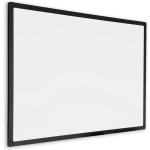 IVOL Whiteboard Met Frame - Magnetisch - 80x110 Cm - Zwart