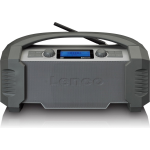 Lenco Ip54 Dab+, Fm Radio, Bt Odr-150gy Zwart- - Grijs