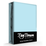 Day Dream Jersey Hoeslaken Ice-blue-190 X 220 Cm - Blauw