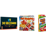 Hasbro Spellenbundel - Bordspellen - 3 Stuks - 30 Seconds & Skip-bo & Stef Stuntpiloot