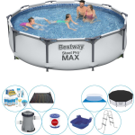 Bestway Zwembad Deal - Steel Pro Max Rond 305x76 Cm - Grijs