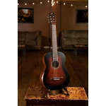 Ortega R55DLX-BFT Family Pro Series Full-size Guitar Bourbon Fade klassieke gitaar met armsteun