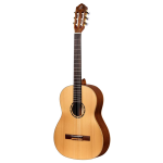 Ortega R131SN-L Family Series Pro Full-Size Guitar Natural linkshandige E/A klassieke gitaar met gigbag