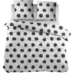 Snoozing Lara Flanel Dekbedovertrek - Lits-jumeaux (270x200/220 Cm + 2 Slopen) - Flanel - - Grijs